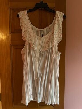 Ava & Viv Striped Tank